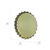 Corona Extra Bottle Cap Metal Sign (16")